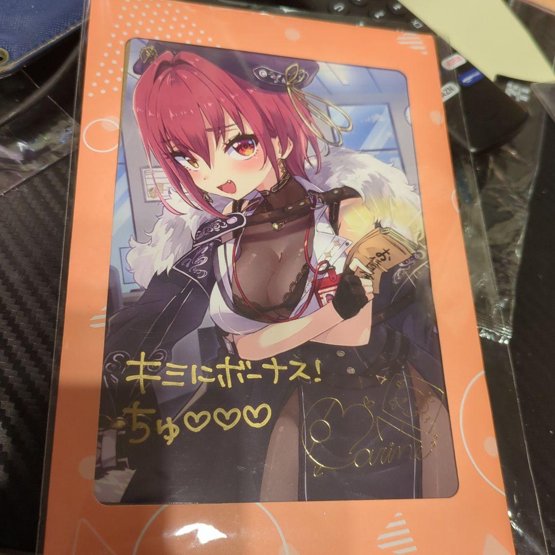 ホロライブ 200万人記念 直筆サインポストカード 宝鐘マリン - メルカリ