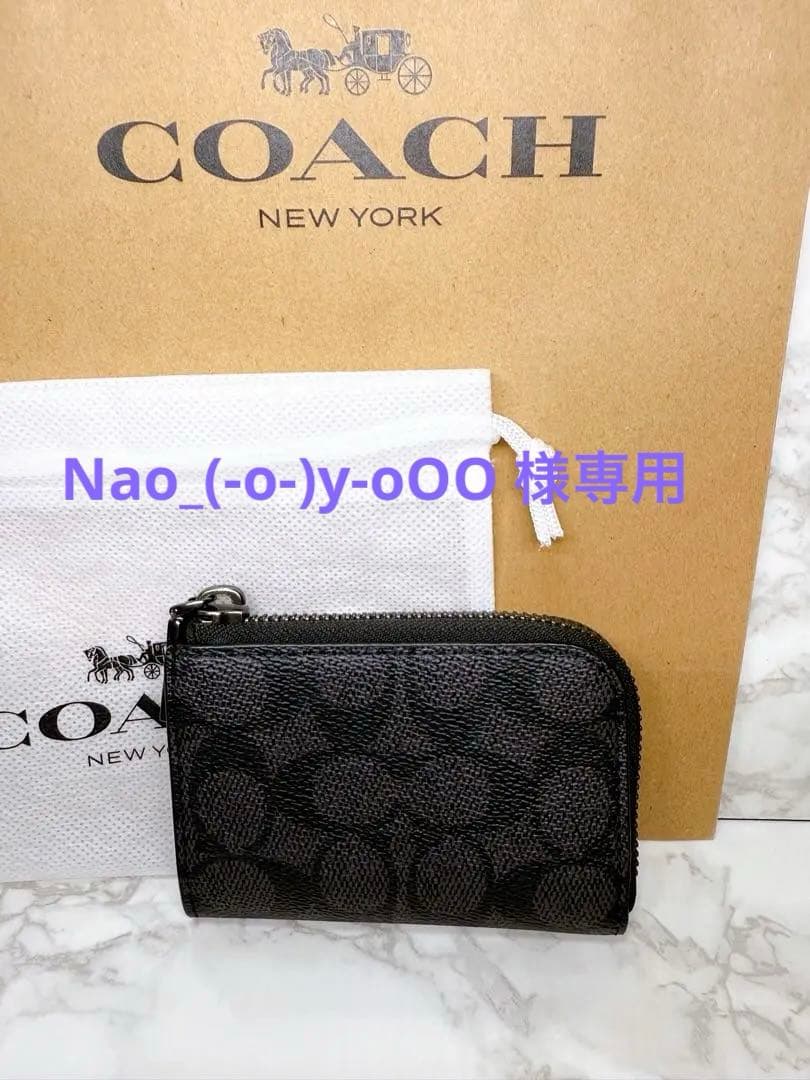 新品、未使用品。COACH ブラック レザー キーケース 新品未使用品 COACH ブラックレザー キーケース - メルカリ