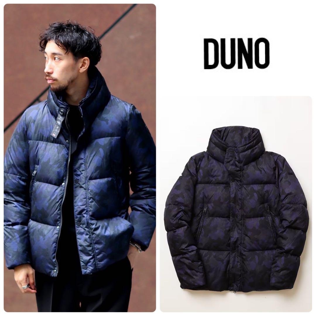 DUNO GORDON デュノ ゴードン ダウンジャケット ネイビーカモ M - メルカリ