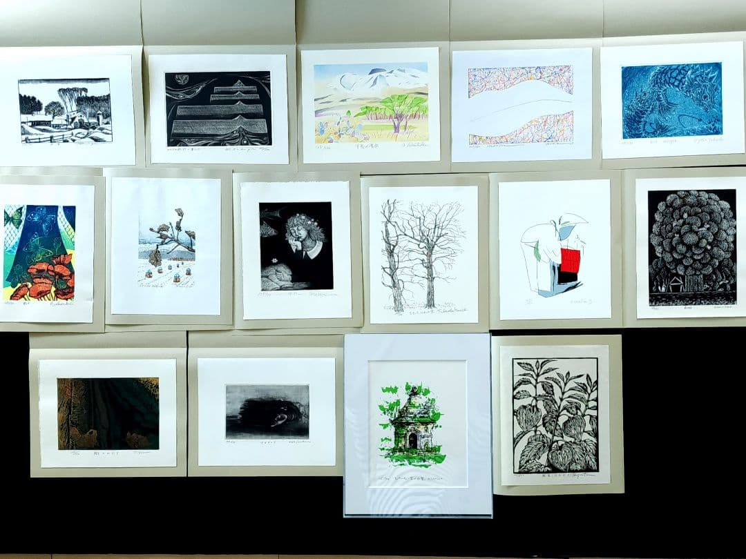 北海道版画協会作品集 35周年記念版画集 125/150 1994年