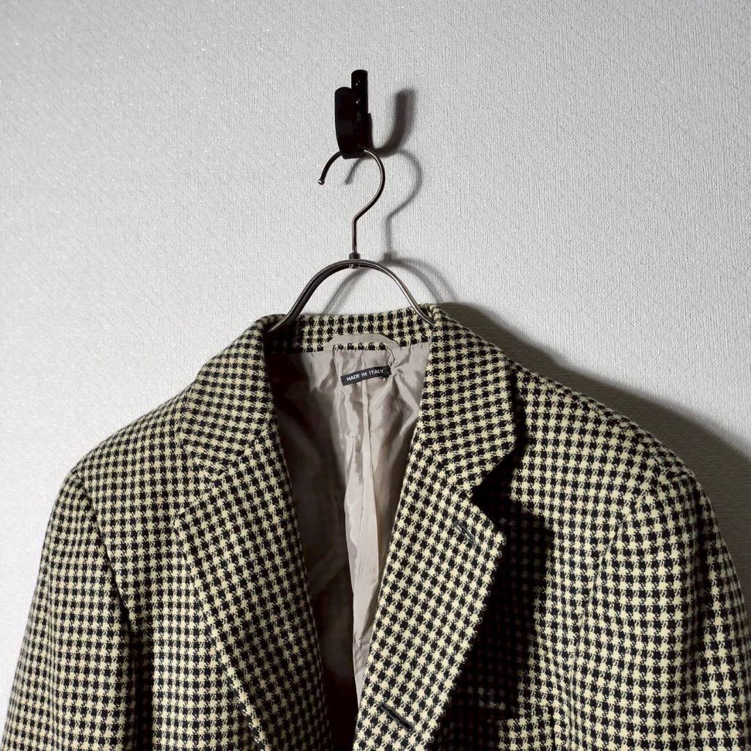 ジョルジオアルマーニNUOVO21 チェック柄 テーラードジャケット3B