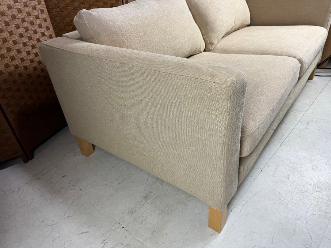 廃盤品IKEA カルルスタード 2人掛けソファー カバー付き - メルカリ