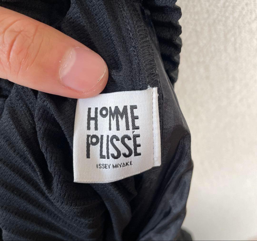 HOMME PLISSE ブラック スラックス HP01JF122 代官山)HOMME PLISSE ISSEY MIYAKE オムプリッセ イッセイミヤケ