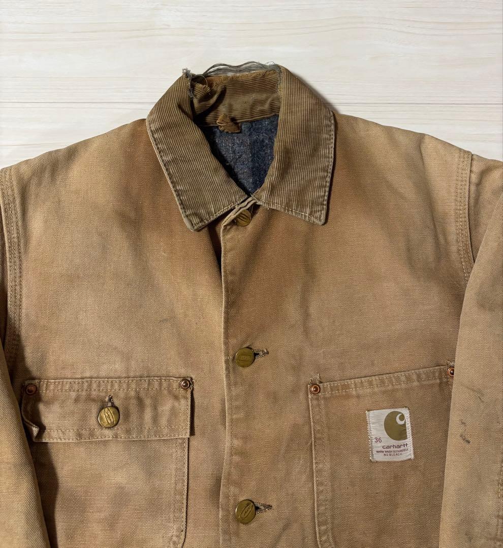 ハ*フ様 60s Carhartt カーハート チョアコート ダック ミシガンボ