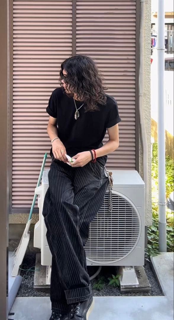 schottヒッコリーデニム ブラック 34 イアンくん着用 - メルカリ