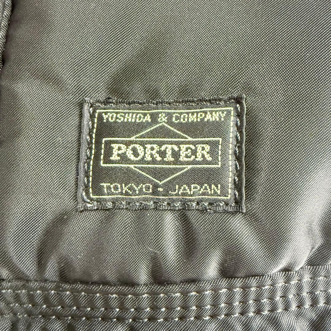 美品 ポーター タンカー 2Way ドラムバッグ Lサイズ ブラック W57