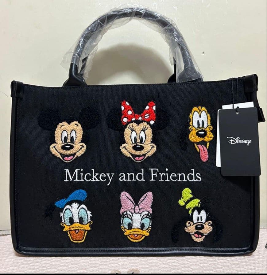 ディズニー　アリーム　トートバッグ　刺繍　ハンドバッグ 未使用】 ディズニー アリーム トートバッグ 刺繍 ハンドバッグ 完売品