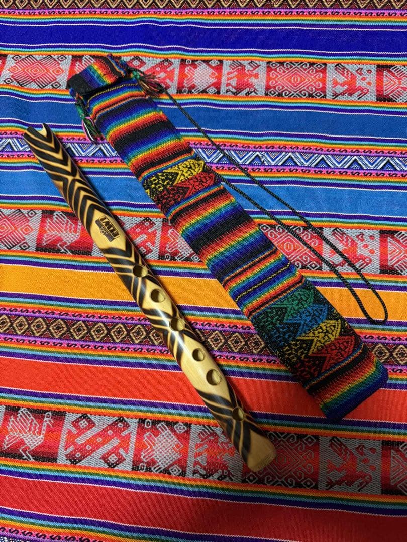 新品 Quena ペルー製プロ仕様 ケーナ Elwi製 アンデス 楽器 完売】ELWI エルウィ QUENA ケーナ PRO プロフェッショナルタイプ 焼き