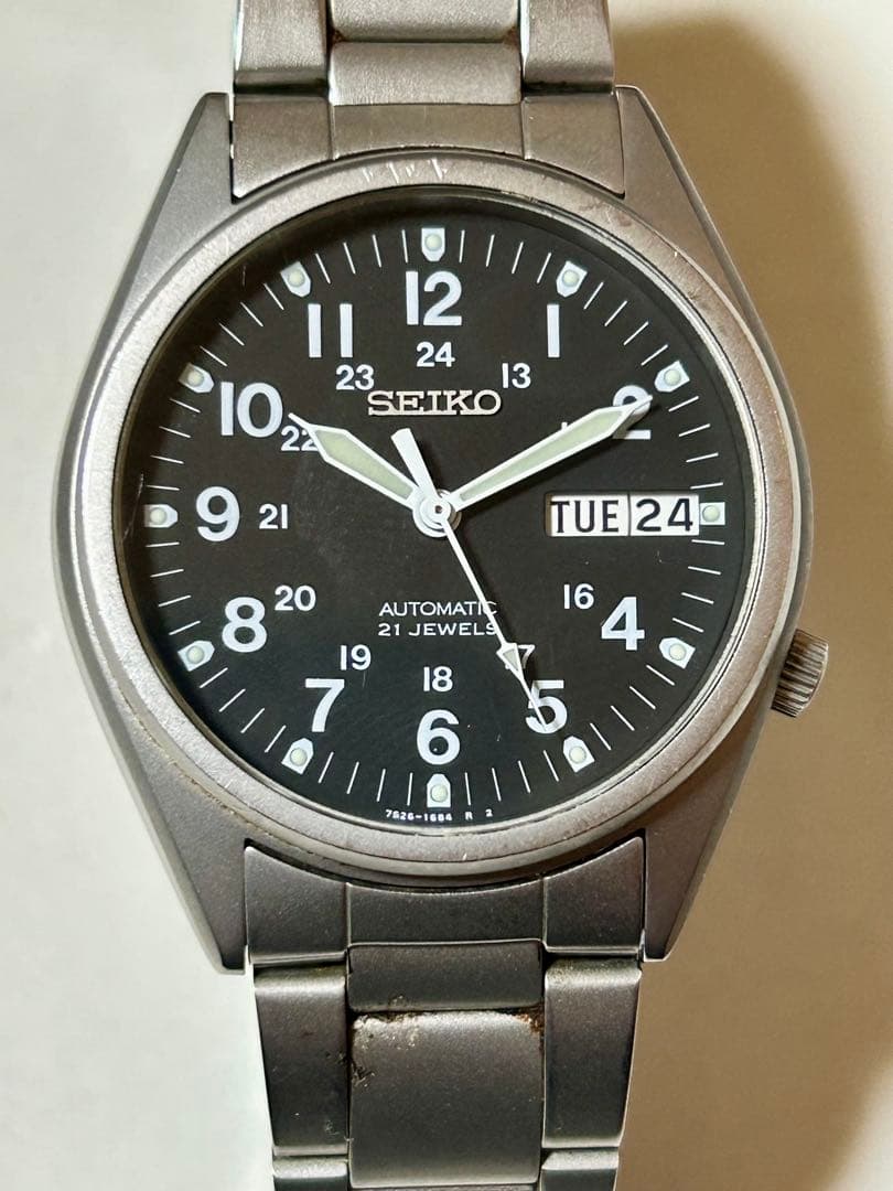 SEIKO セイコー 自動巻き腕時計 7S26-3060 ミリタリーウォッチ - メルカリ