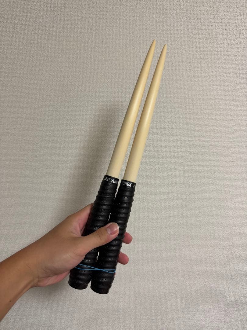 【かーくん様】 太鼓の達人 マイバチ 米ヒバセット サンプル | 「太鼓の達人」のトッププレイヤーが手掛けるマイバチ