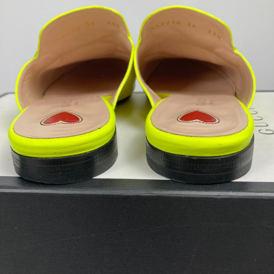 GUCCI グッチ レザー ホースビット プリンスタウン 36 イエローGUCCI