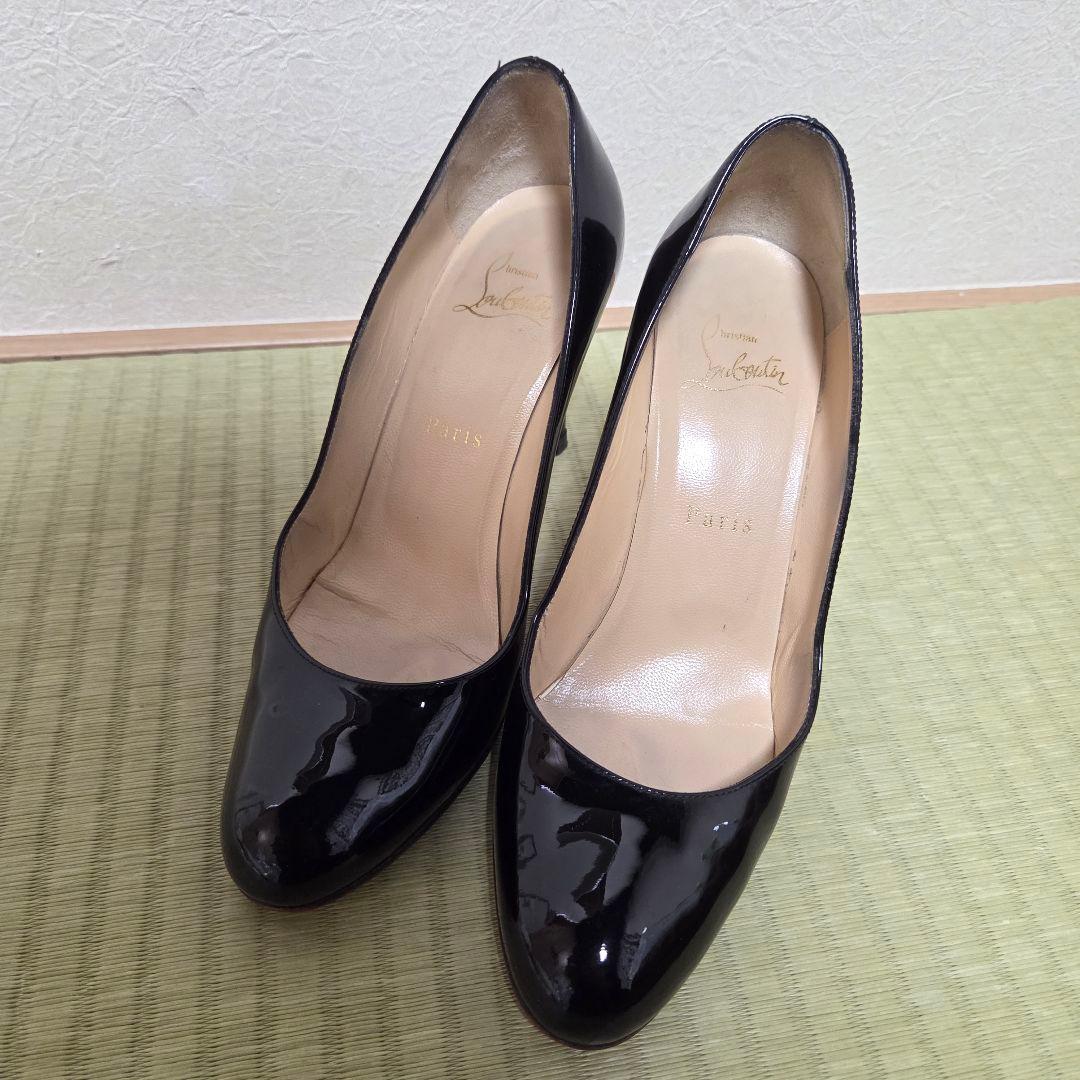 Christian Louboutin ハイヒール パンプス ブラック 23.5 Miss Z - 60 mm パンプス - パテントレザー - ブラック - ウィメンズ