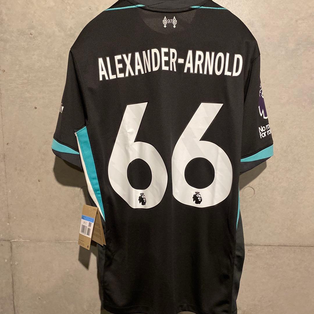 アレクサンダー・アーノルド　リバプール　24/25　 アウェイ　リーグ仕様 リバプール 24-25 アウェイ 半袖 ユニフォーム No.66 アレクサンダー