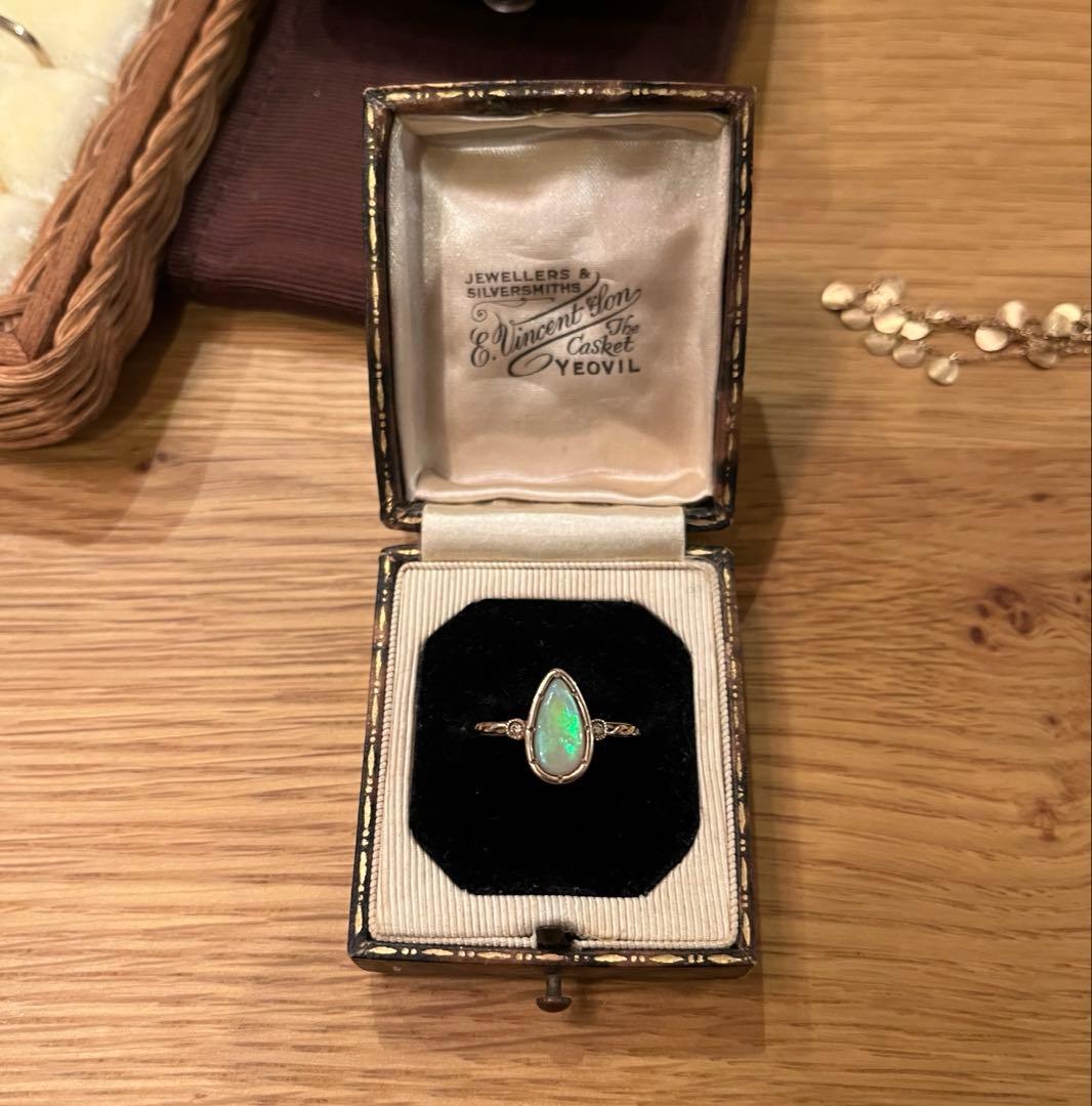 tatsuo nagahata タツオナガハタ k10 オパールダイヤリング - メルカリ