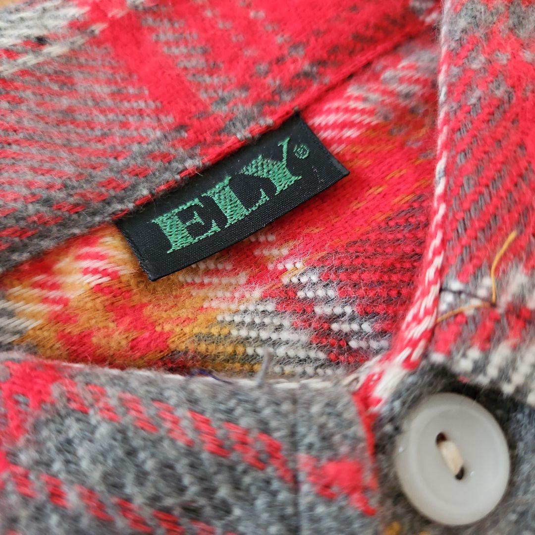 ワ*サ様 【デッドストック】70’s “ELY\"ヘビーコットン フランネル シャ