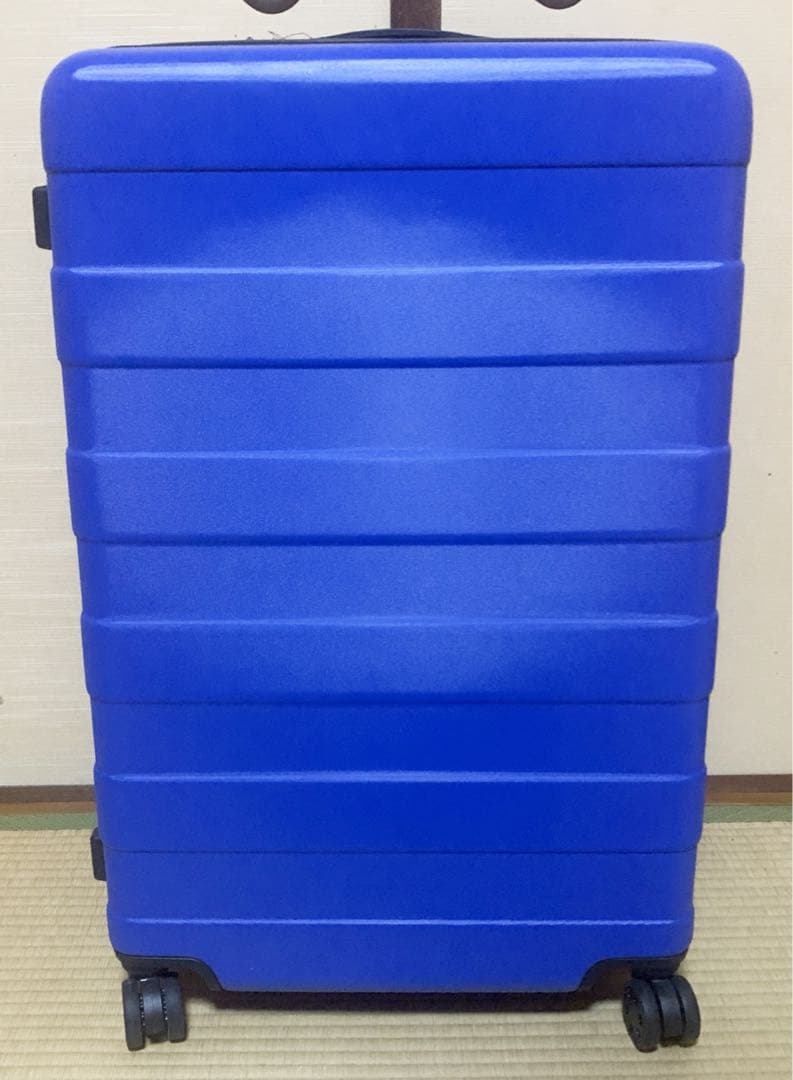 MUJI無印良品 ハードキャリーケース 大型(87L) 夏色ブルー 廃番希少品】MUJI無印良品 ハードキャリーケース 大型(87L) 夏色ブルー