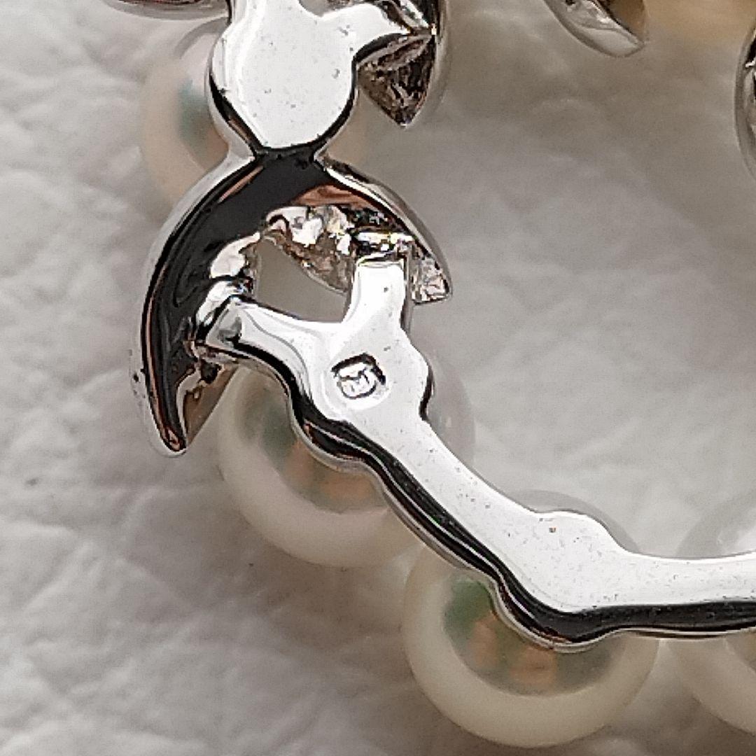 MIKIMOTO　ミキモト　パールネックレス　4.5mm　リース　箱付き