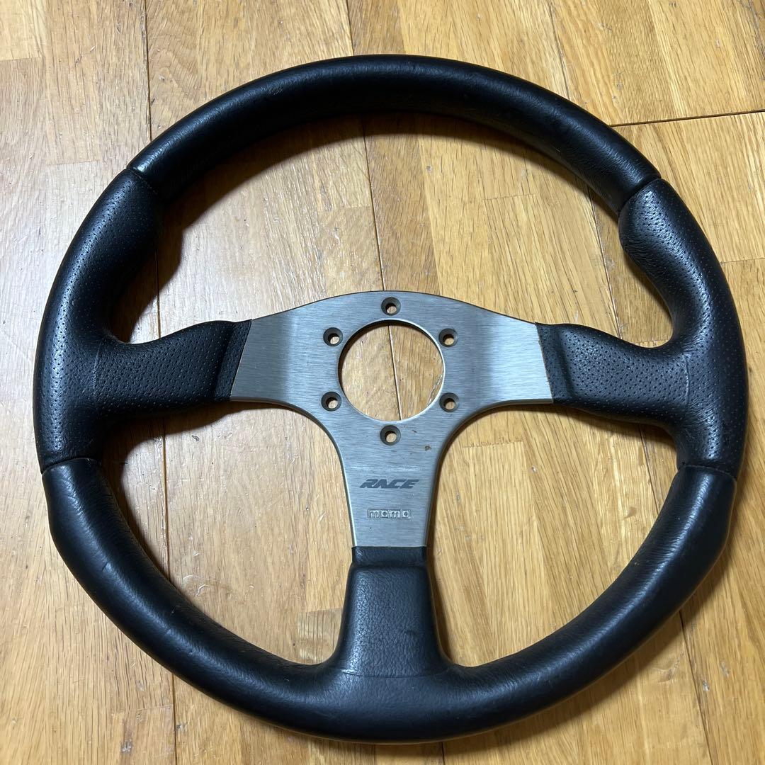 【値下げ】MOMO RACE ステアリング 本体　35φ？ MOMO（モモ） 【正規品】モモ ステアリング RACE レース 2.0 350mm 35φ