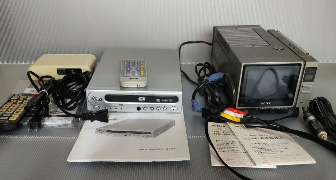 ソニー　トリニトロンカラーモニターKX-4M1　他３点 Yahoo!オークション -「kx-4m1」(家電、AV、カメラ) の落札相場・落札価格