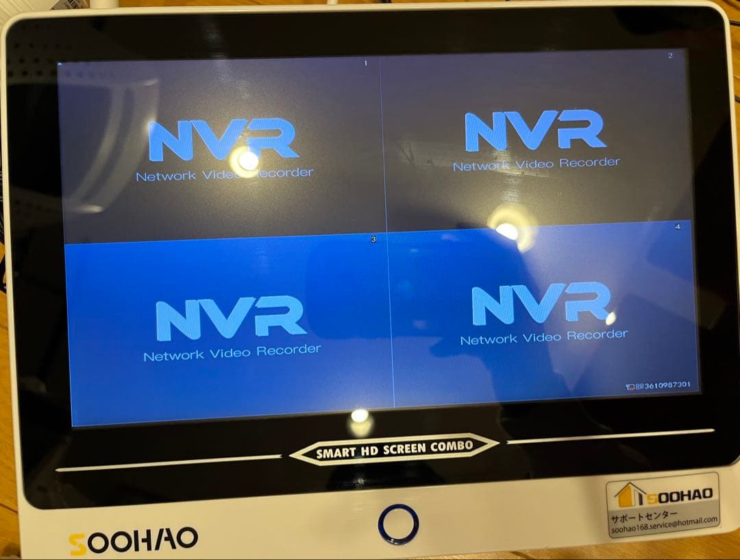SOOHAO SMART HD 防犯カメラ4台セット モニター1台 ジャンク品 - メルカリ