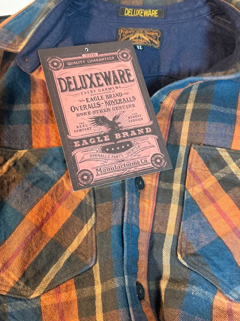 DELUXEWARE デラックスウエア ガチ シャツ HV-20 限定 XL - メルカリ