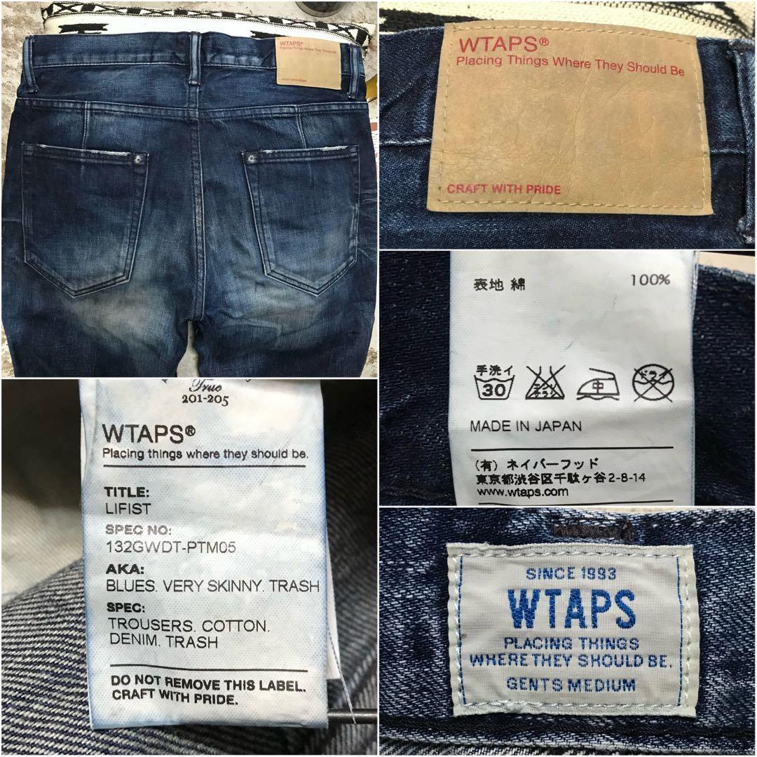 ［希少／完売モデル］M《★ WTAPS ★》美品 ヴィンテージフェード加工デニム