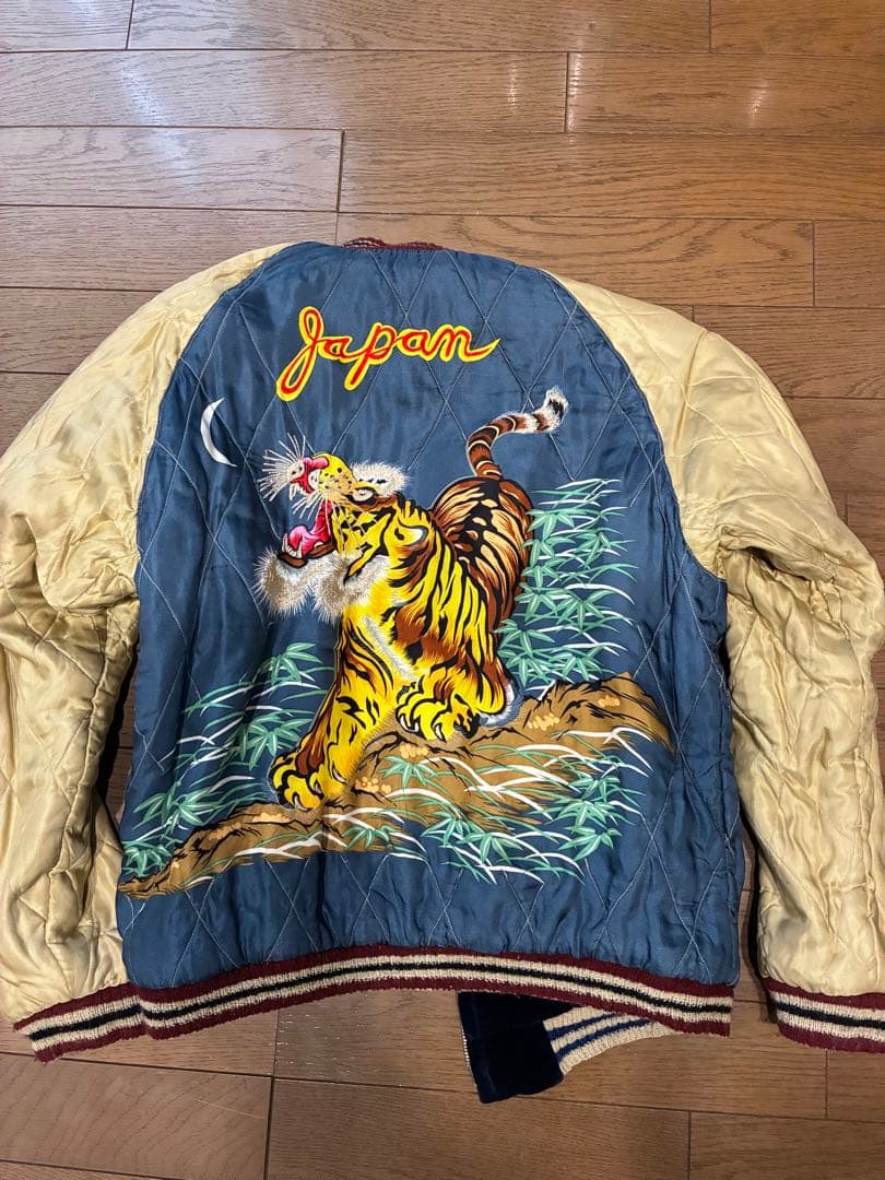 スカジャン テーラー東洋 港商 硫黄島 サイズ中 TT10797 - メルカリ