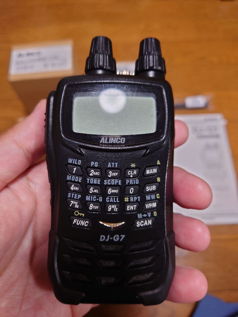 製造中止、絶版品】DJ-G7(DJG7)本体以外の付属品は新品 1200MHZ - メルカリ