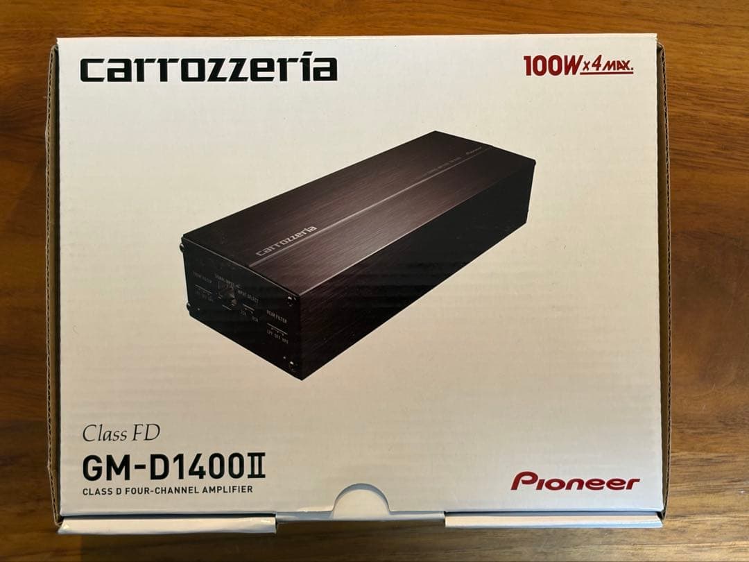 Pioneer carrozzeria GM-D1400II アンプ 4chパワーアンプ GM-D1400II | パワーアンプ | システムアップ