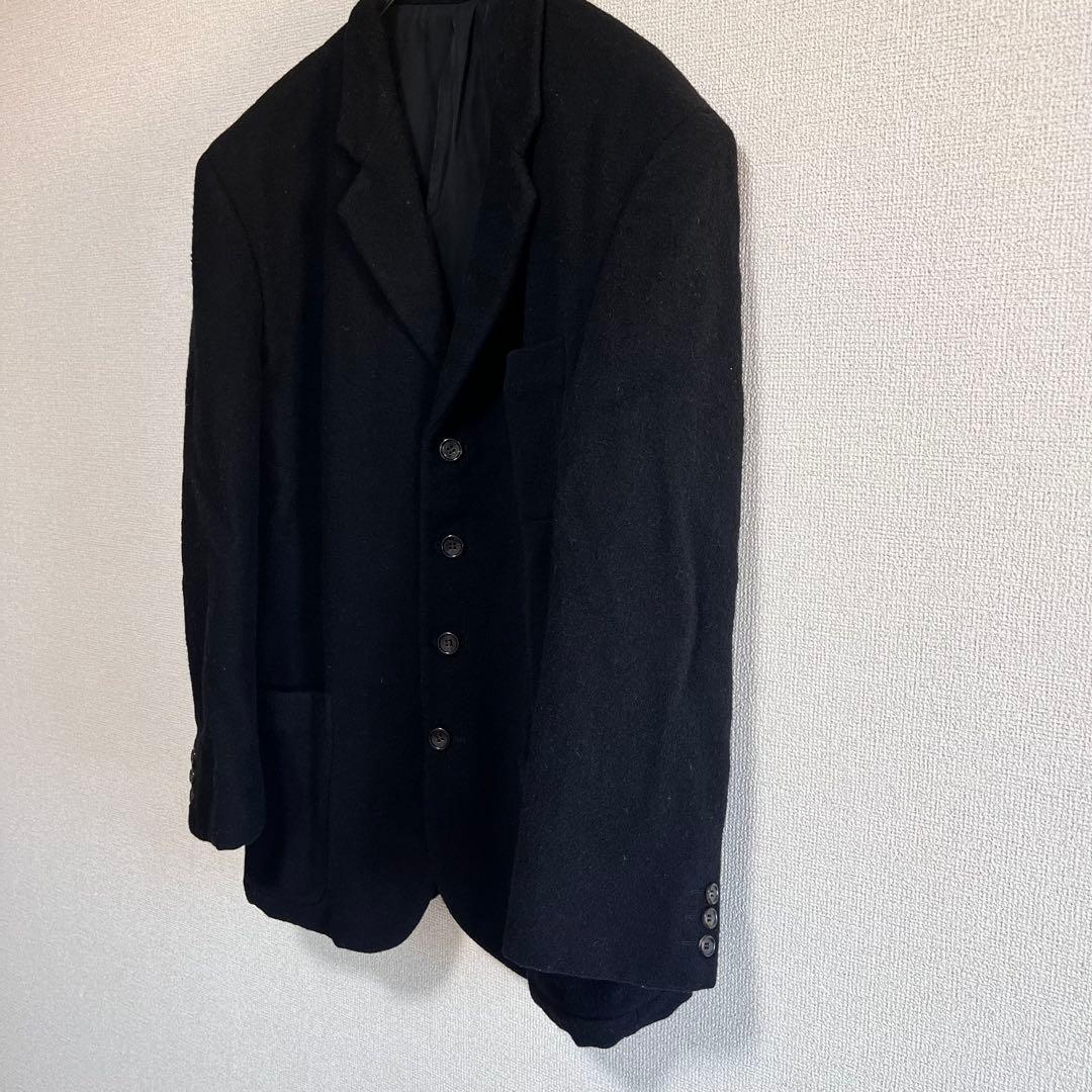 コムデギャルソン オム 1998 田中オム 縮絨ウール 4B ジャケット 黒