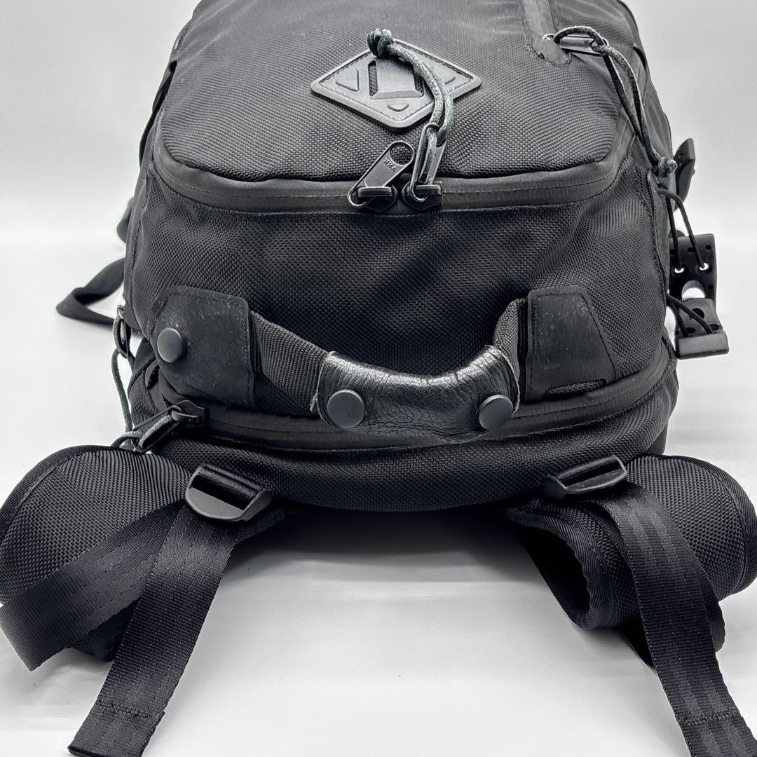 VISVIM CORDURA20L バックパック リュック ブラック レザー切替 - メルカリ