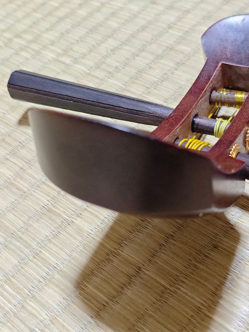 三味線本体 皮破れなし 駒付き