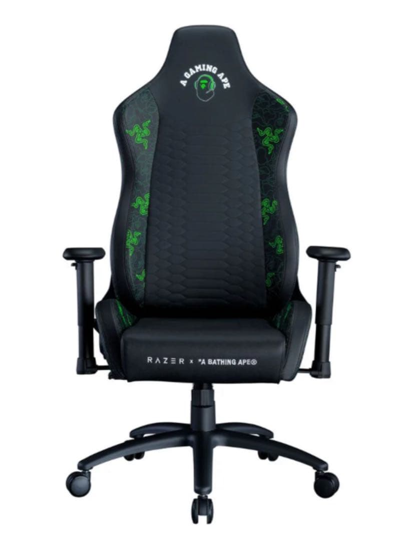BAPE X RAZER NEON CAMO ISKUR X CHAIR 椅子 RAZER x BAPE® 2.0 史上最大のコレクション第二弾「A Gaming Ape