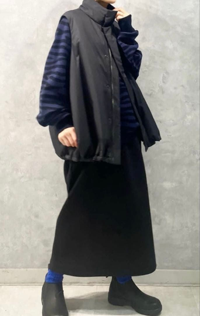 j.s.luxe マイクロタフタナカワタベスト 新品未使用タグ付き