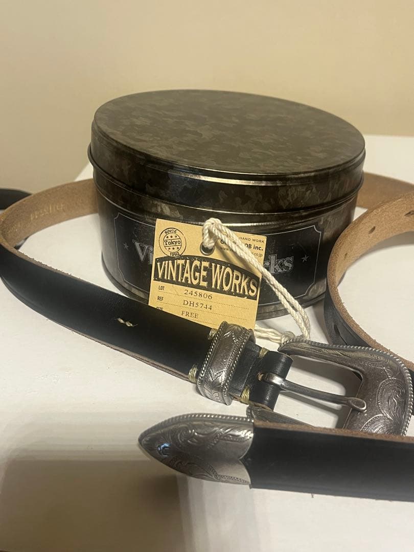 Vintage Worksヴィンテージワークスレザーベルト [DH5744] Vintage Works ヴィンテージワークス Leather belt レザーベルト