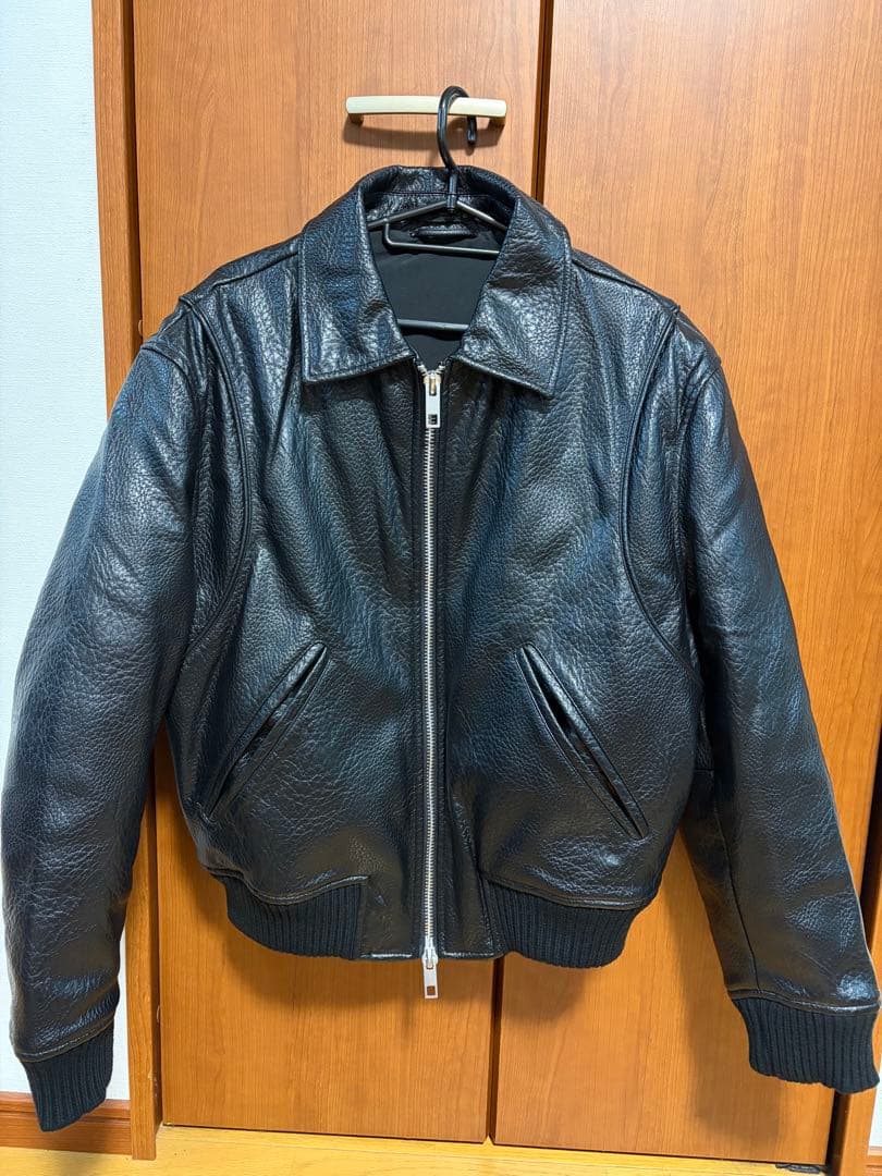 今期モデル ZARA フェイクレザージャケット 短丈 ボンバー ジャケット