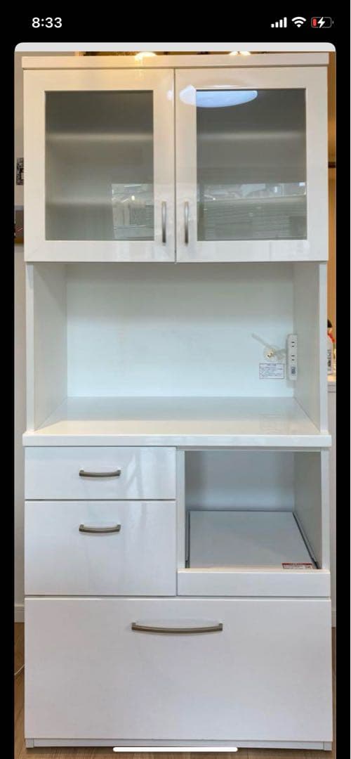 テンテン様　ニトリ　食器棚　コパン 楽天市場】[幅60cm] 食器棚 (コパン T 60DB) ニトリ 【配送員設置商品