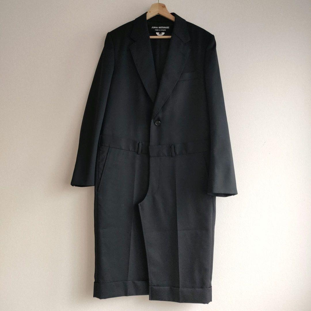 極美品】JUNYA WATANABE 21AWパンツドッキングチェスターコート - メルカリ