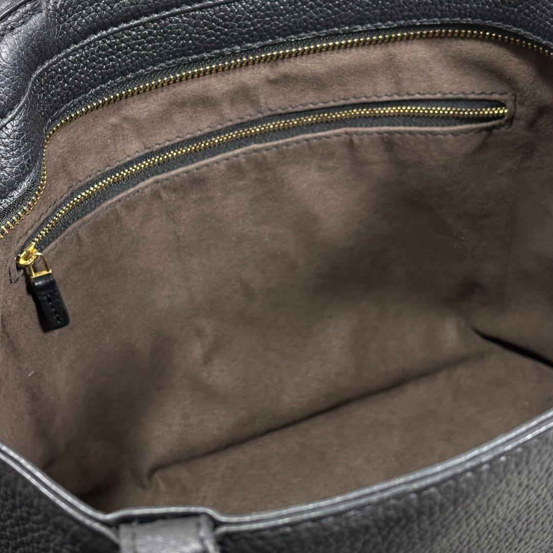 瀧治郎様専用HushTug ハッシュタグ レザートートバッグ 黒 A4 本革