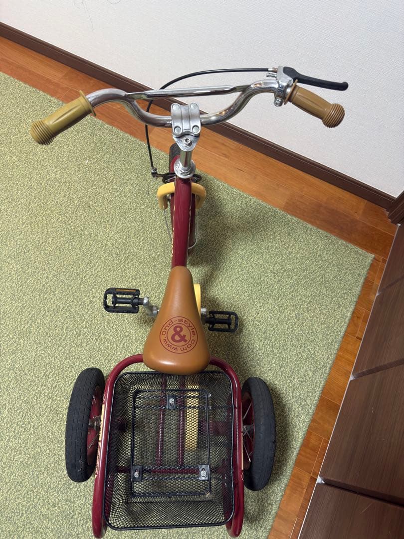 a.n.dTric 三輪車 赤・黄色