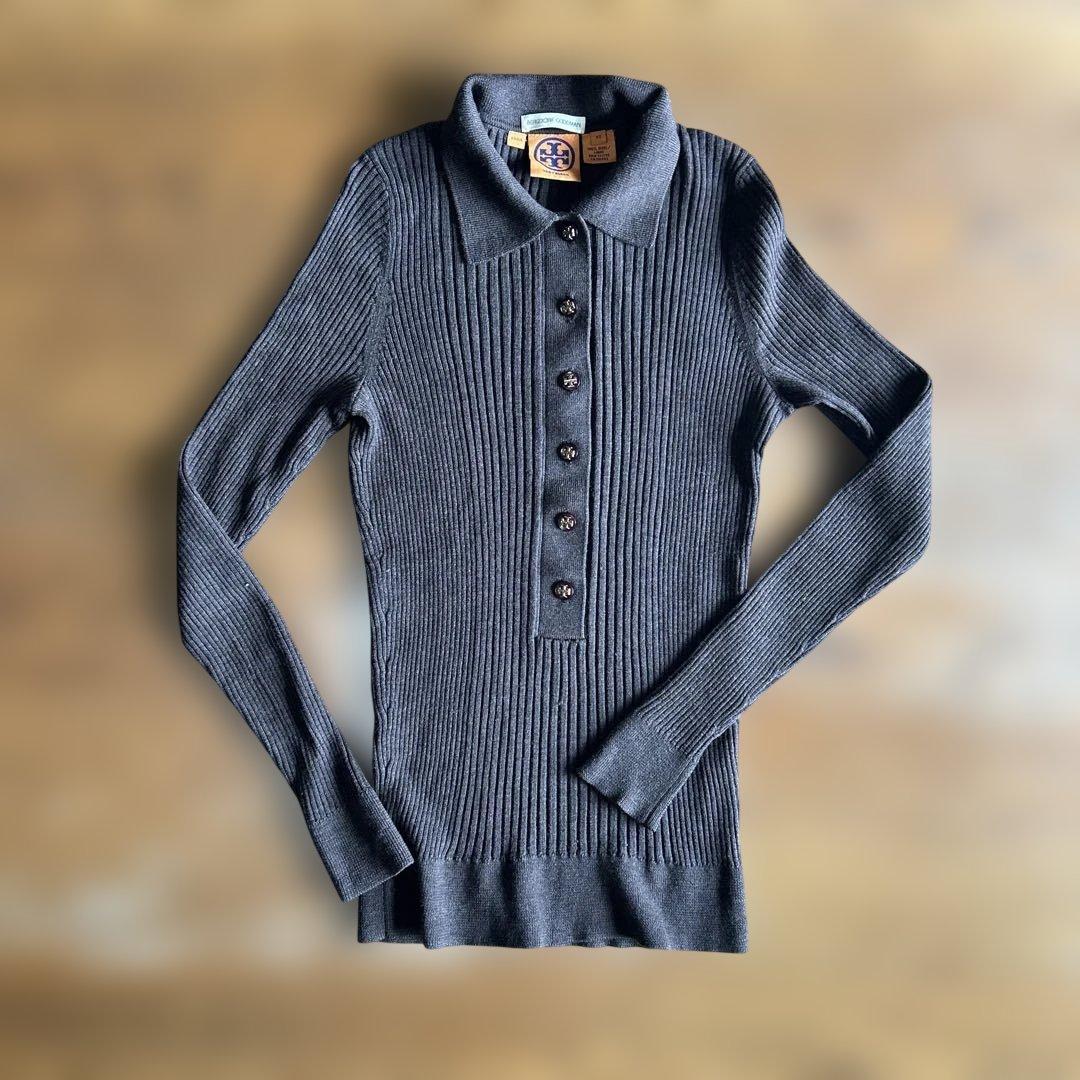 トリバーチ×バーグドルフ 襟付きプルオーバー ニット - メルカリ