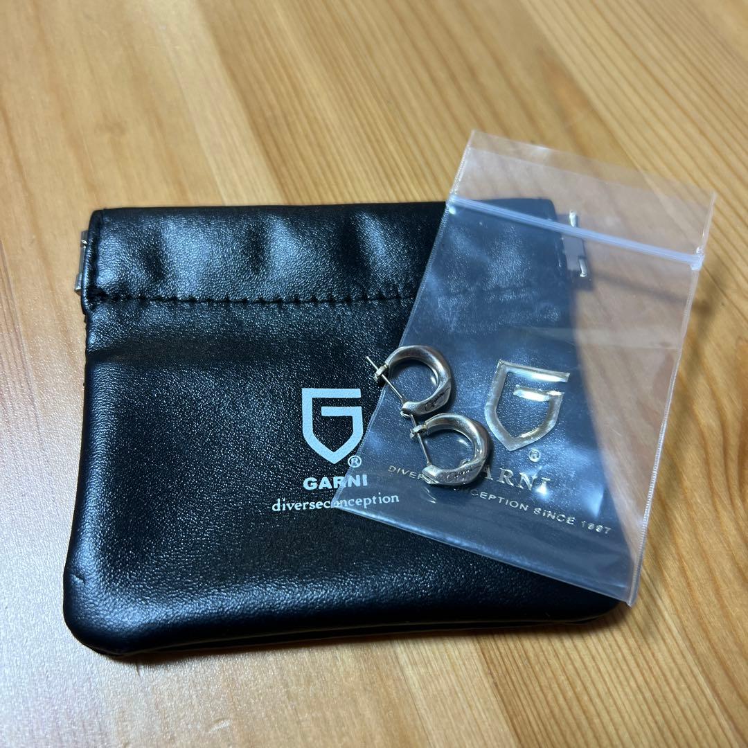 GARNI ガルニ　シルバーピアスセット GARNI - 【残りわずか】Crockery Double Pierce 右耳用(SILVER