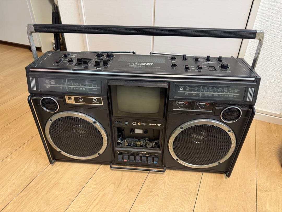 シャープ 5P-R2U ラジカセ ジャンク - メルカリ