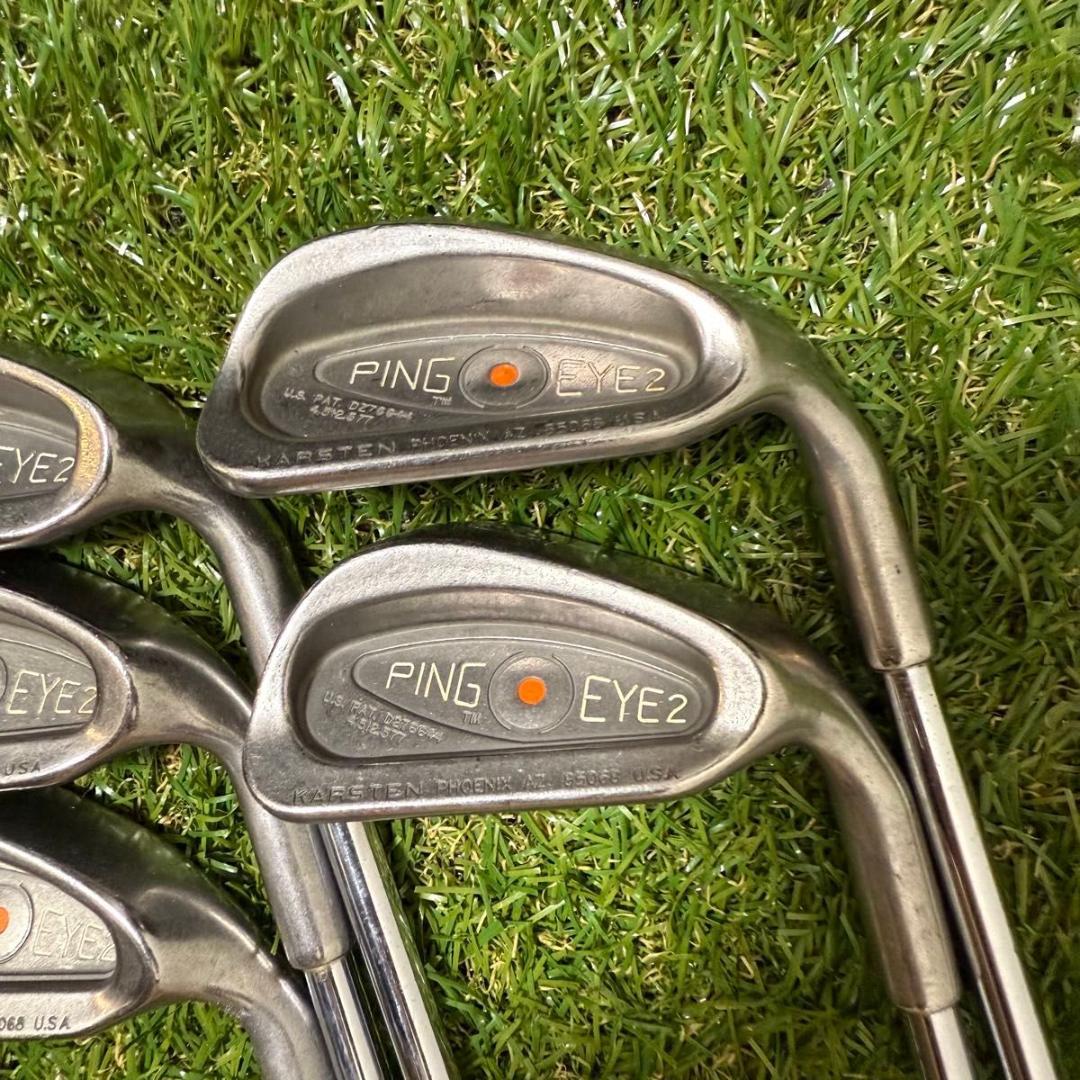 128 PING ピン EYE2 オレンジドット アイアンセット 4-6,8,9 - メルカリ