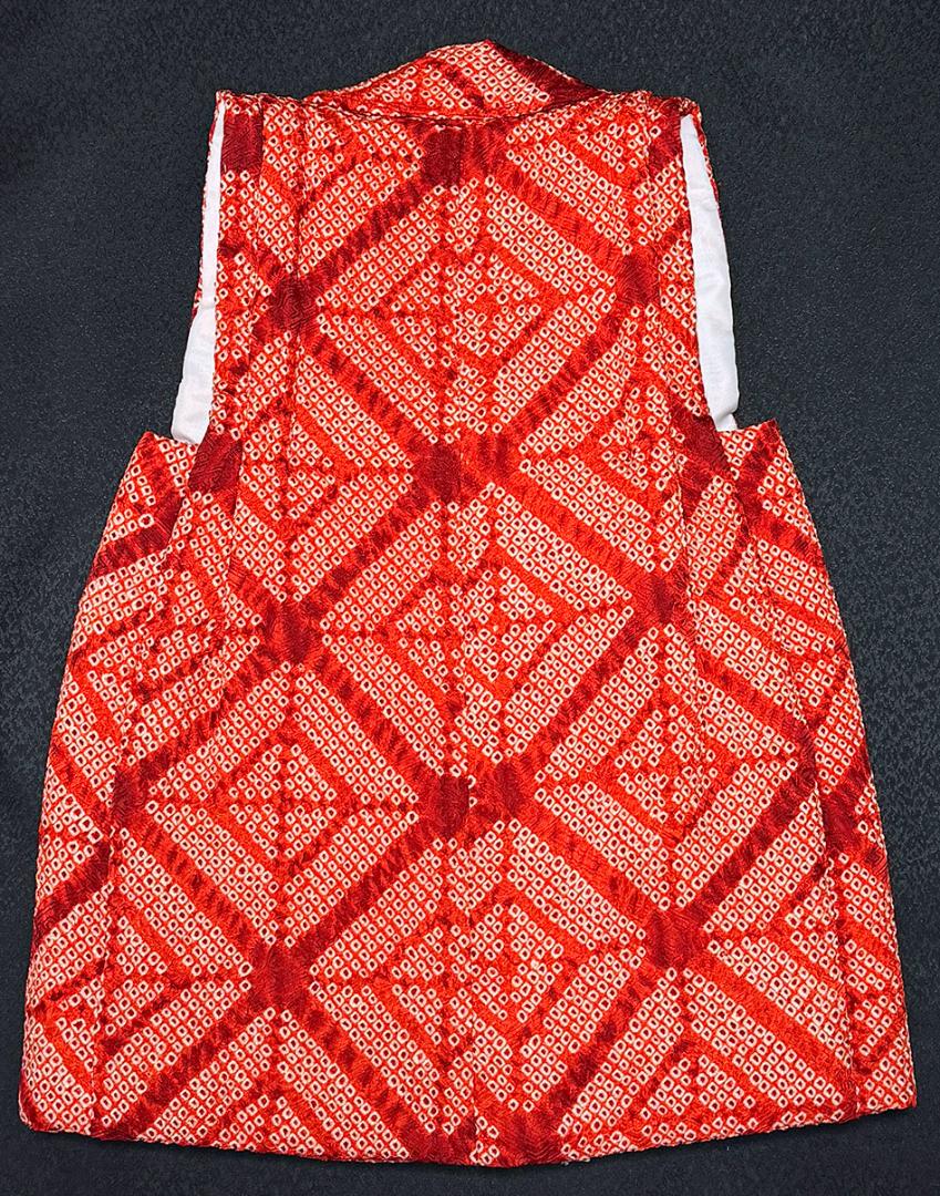 新品 ひな祭り 七五三 3歳用 女児 絞り 被布コート 正絹 - メルカリ