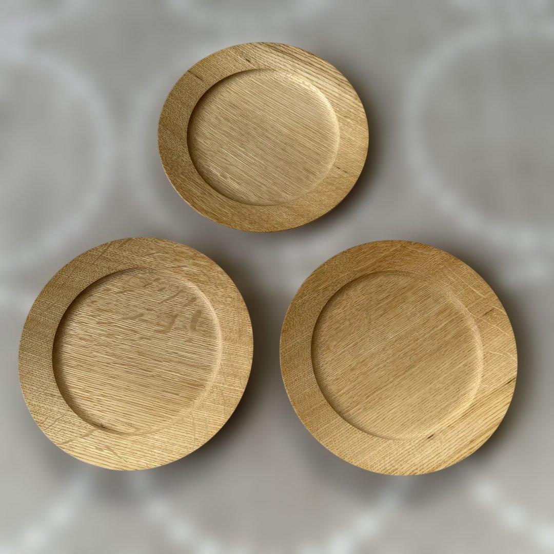 山口和宏 さん わたしのおやつ皿 3枚セット ○皿 φ180｜山口和宏- パンと日用品の店 わざわざ オンラインストア