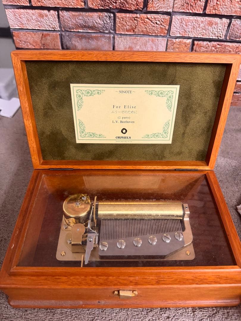 サンキョー オルフェウス 50弁 エリーゼのために エリーゼのために L.V.Beethoven/ 第九交響曲 L.V.Beethoven