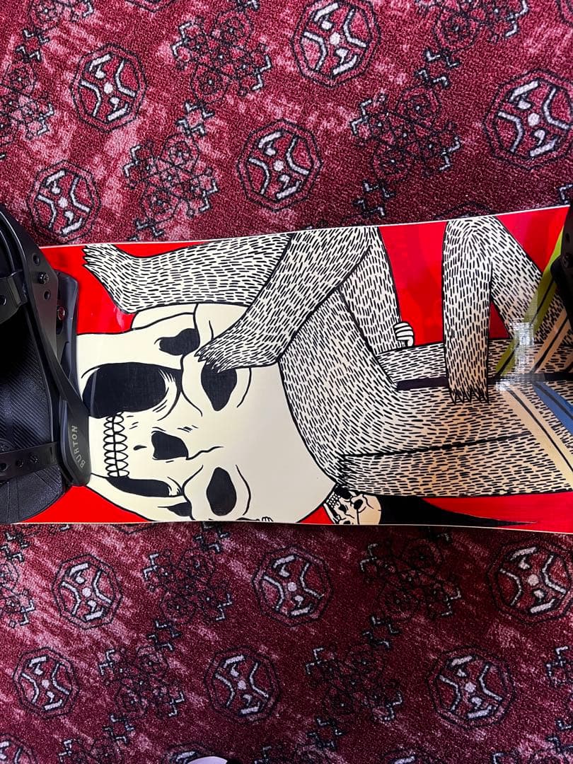 スノーボード 3点セット　GNU 150 /バートン　26.5cm