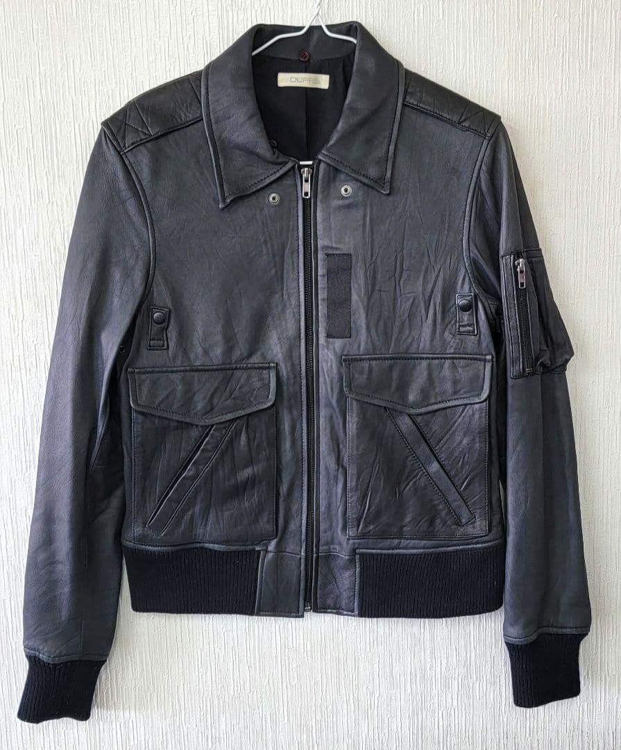 DUPREレザージャケットラム子羊革