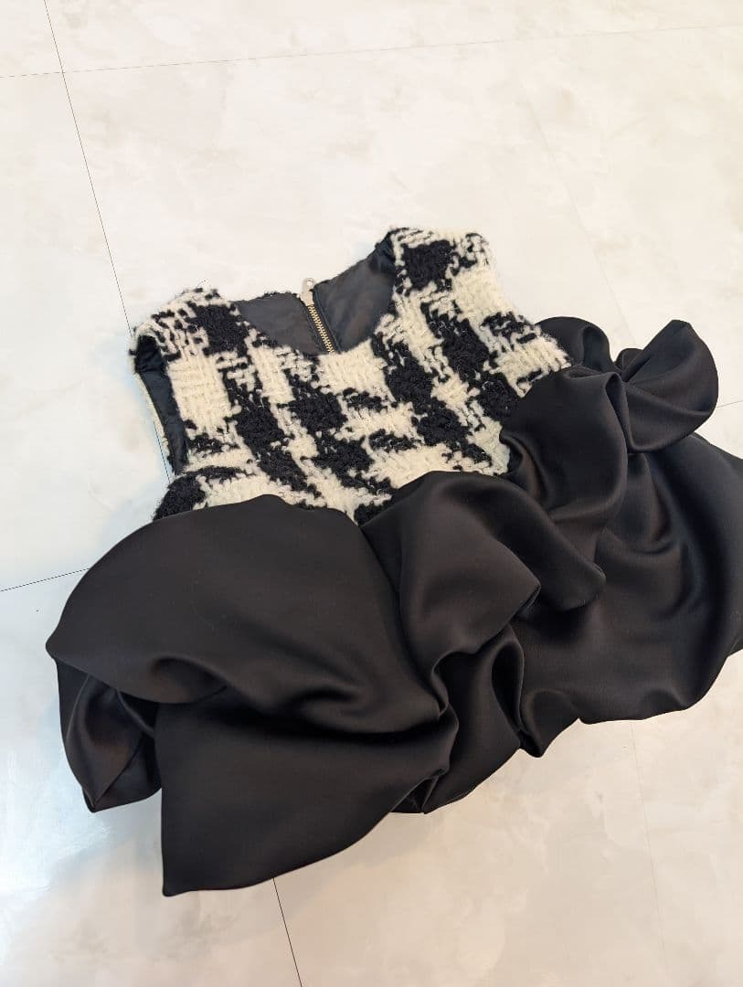 sheller gingham tweed bloom tops - メルカリ